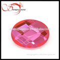 oval faceted cut pink mirror glass gems wholesale alibaba express